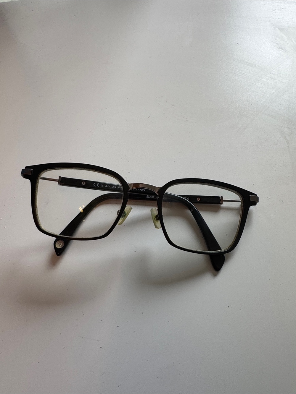 Balmain Black Eyeglasses Frame nerdy - Stylish Rectangle